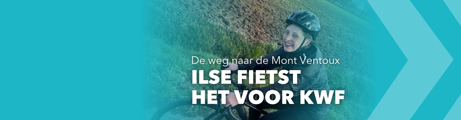 De weg naar de Mont Ventoux: Ilse fietst voor het KWF